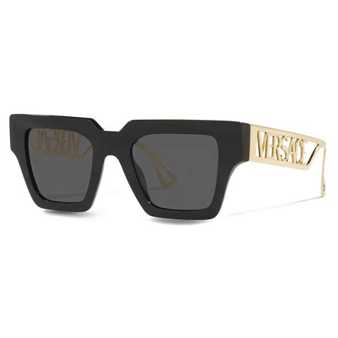 versace q gözlük logosu|90s Vintage Logo Sunglasses Black .